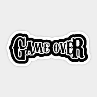 Game over Sticker